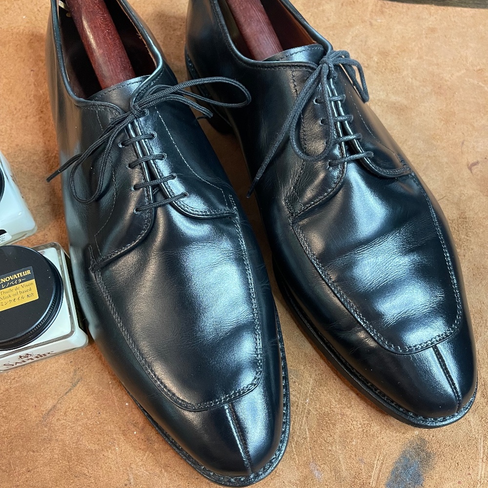 👀STUNNING!! Allen Edmonds “Delray” 11.5 3E Leather Derby / Blucher Dress Shoe